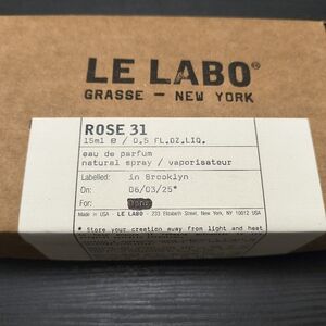Le Labo Rose 31 Eau de Parfum In Original Packaging